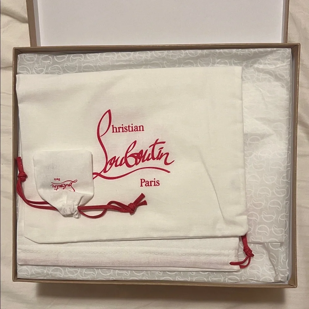 Louboutin Cassia Lace Up 100 - Picture 3 of 8